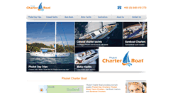 Desktop Screenshot of phuketcharterboat.com